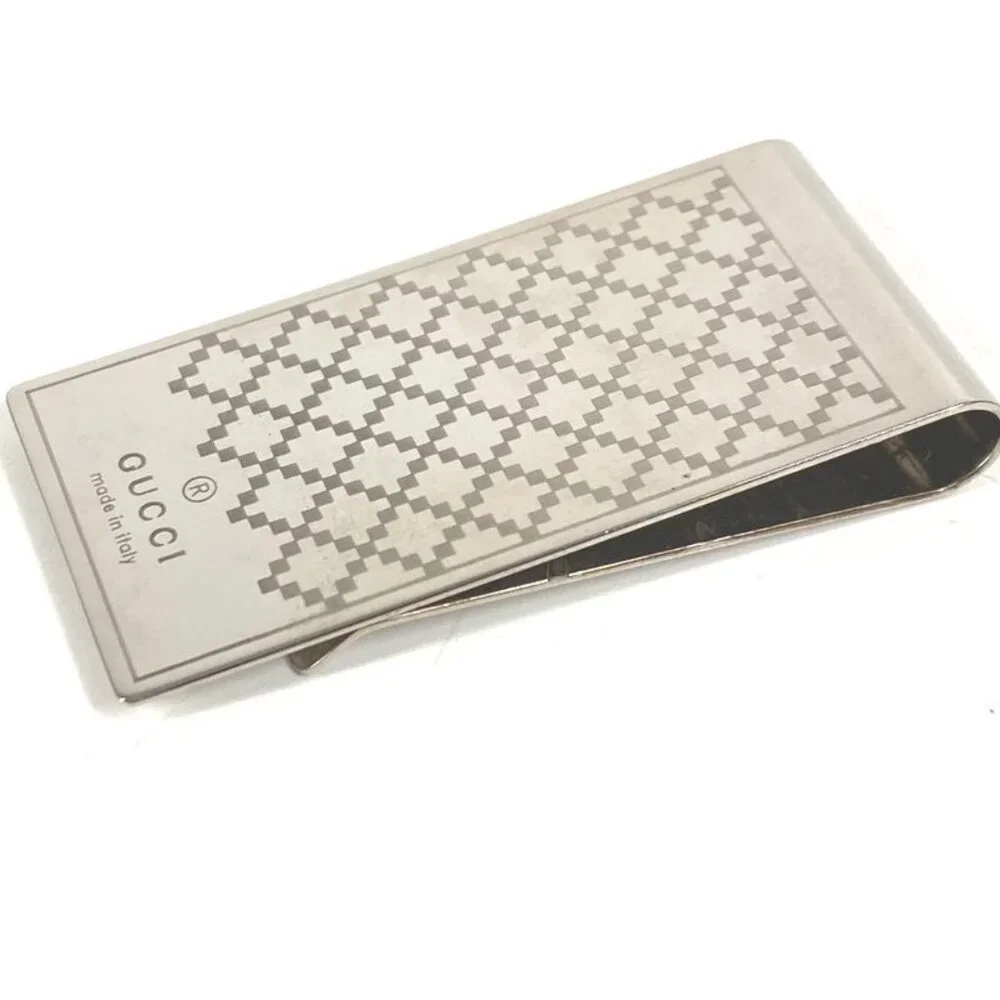 Gucci Money Clip Logo SV 925 Silver